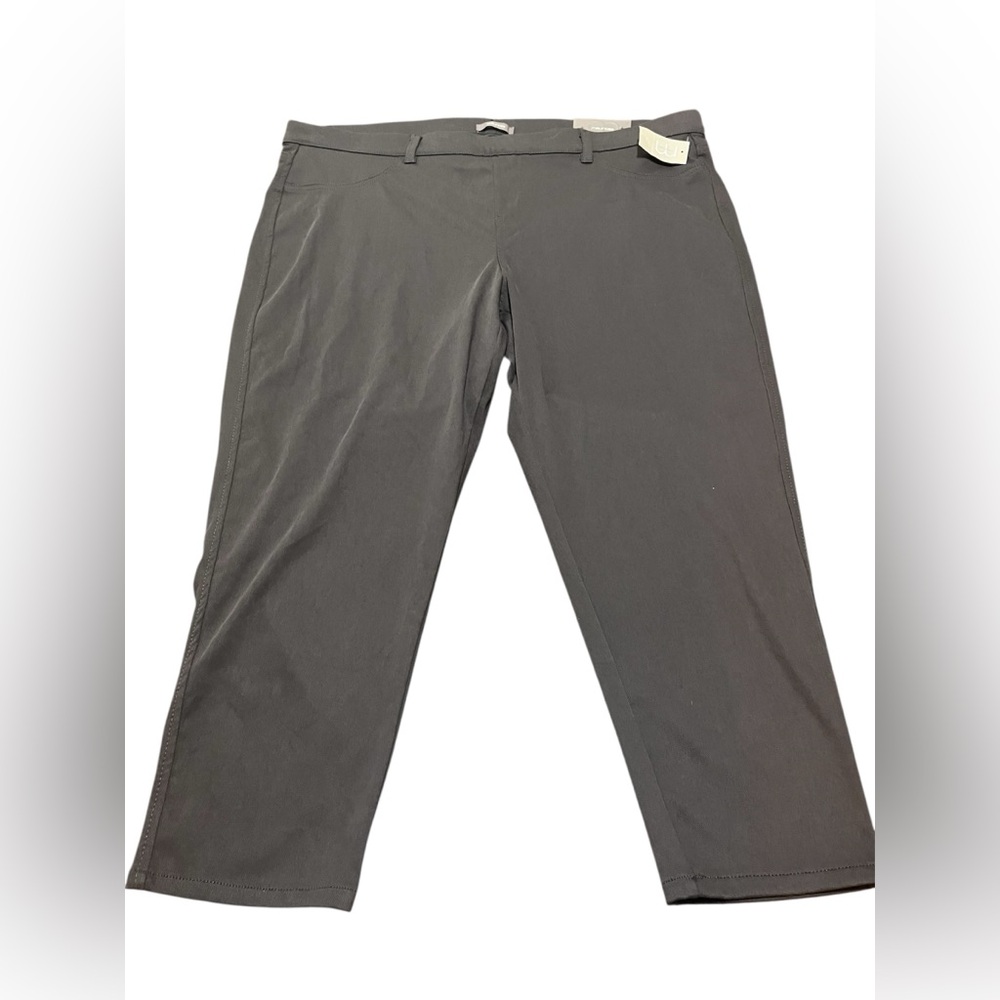 Maurices Women’s High Rise Cropped Gray Dress Pants